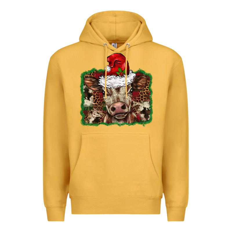 Christmas Background Baby Calf Premium Hoodie by BarkalooDesign | Teevron