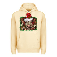 Pina Colada Christmas background baby calf Premium Hoodie - BarkalooDesign