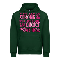 Forest Green breast cancer we don't know how strong we are Urban Hoodie - MaliasSmallBusiness