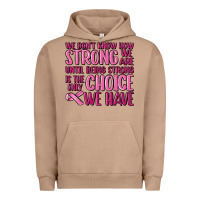 Pigment Burro breast cancer we don't know how strong we are Urban Hoodie - MaliasSmallBusiness