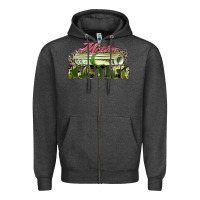 Charcoal Heather mother hustler Zipper Hoodie - Zillion Design Studio