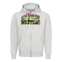 Dove Grey mother hustler Zipper Hoodie - Zillion Design Studio
