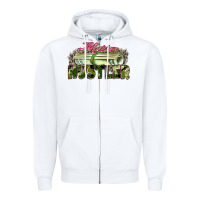 White mother hustler Zipper Hoodie - Zillion Design Studio