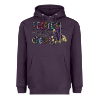 Plum people give me the creeps Heavyweight Hoodie - CowhideDigitalArt