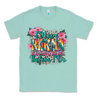 Seafoam i hope karma slaps you in the face before i do Classic Tee - Zillion Design Studio