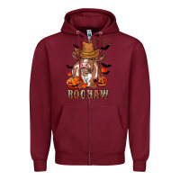 Burgundy Boohaw Heifer Zipper Hoodie - RanaPortraitStore