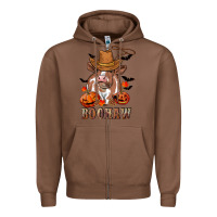 Chestnut Boohaw Heifer Zipper Hoodie - RanaPortraitStore