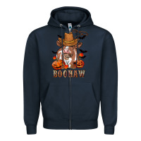 Navy Boohaw Heifer Zipper Hoodie - RanaPortraitStore