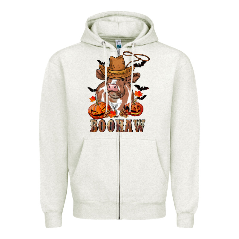 Boohaw Heifer Zipper Hoodie by RanaPortraitStore | Teevron