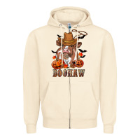 Sandshell Boohaw Heifer Zipper Hoodie - RanaPortraitStore