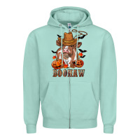 Seafoam Boohaw Heifer Zipper Hoodie - RanaPortraitStore