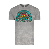 Cloud Rock gemstone sunflower  rainbow Vintage Tee - Artiststas
