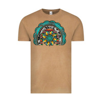 Vintage Camel gemstone sunflower  rainbow Vintage Tee - Artiststas