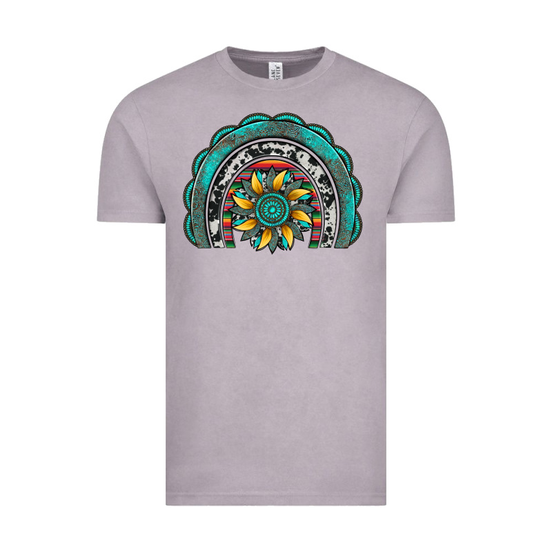 Gemstone Sunflower  Rainbow Vintage Tee by Artiststas | Teevron