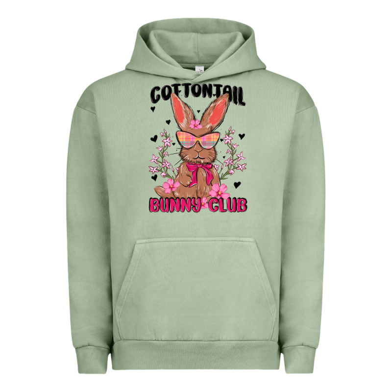 Cottontail Bunny Club Urban Hoodie by MaliasSmallBusiness | Teevron