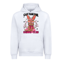 White cottontail bunny club Urban Hoodie - MaliasSmallBusiness