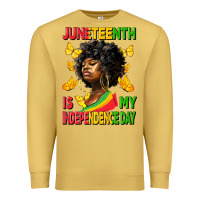 Antique Gold juneteenth is my independence day Premium Sweatshirt - HRA Design Shop