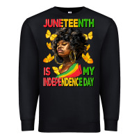Black juneteenth is my independence day Premium Sweatshirt - HRA Design Shop
