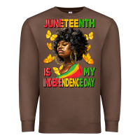 Chestnut juneteenth is my independence day Premium Sweatshirt - HRA Design Shop