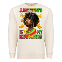 Sandshell juneteenth is my independence day Premium Sweatshirt - HRA Design Shop