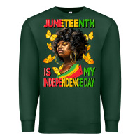 Sports Green juneteenth is my independence day Premium Sweatshirt - HRA Design Shop