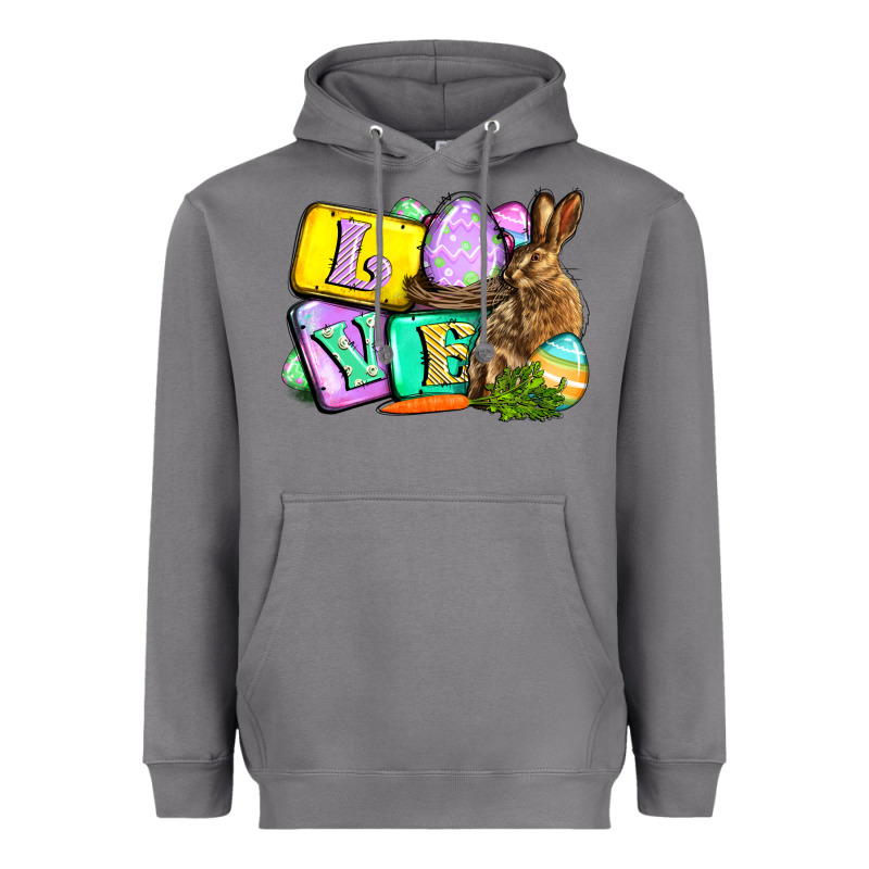 Love Easter Day Heavyweight Hoodie by CowGirlArtShop | Teevron