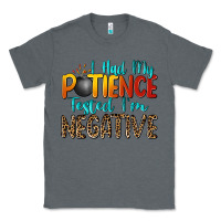 Charcoal Heather i had my patience tested i'm negative Classic Tee - Zillion Design Studio