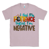 Lilac i had my patience tested i'm negative Classic Tee - Zillion Design Studio