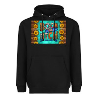 Black boom bitch get out the way skinny metal can holder Heavyweight Hoodie - HRA Design Shop
