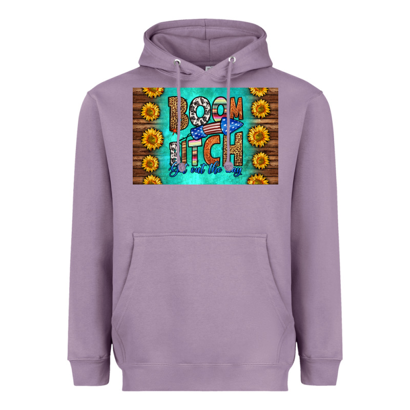 Boom Bitch Get Out The Way Skinny Metal Can Holder Heavyweight Hoodie by HRA Design Shop | Teevron