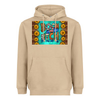 Mushroom boom bitch get out the way skinny metal can holder Heavyweight Hoodie - HRA Design Shop