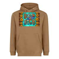 Toasted Coconut boom bitch get out the way skinny metal can holder Heavyweight Hoodie - HRA Design Shop