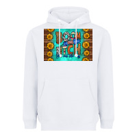 White boom bitch get out the way skinny metal can holder Heavyweight Hoodie - HRA Design Shop