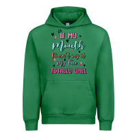 Emerald if my mouth doesn't say it my face totally will Urban Hoodie - MaliasSmallBusiness