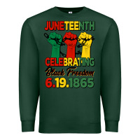Sports Green juneteenth celebrating black freedom Premium Sweatshirt - HRA Design Shop