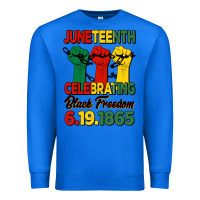 True Royal juneteenth celebrating black freedom Premium Sweatshirt - HRA Design Shop
