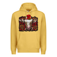 Antique Gold Christmas background baby calf Premium Hoodie - BarkalooDesign