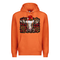 Carrot Christmas background baby calf Premium Hoodie - BarkalooDesign