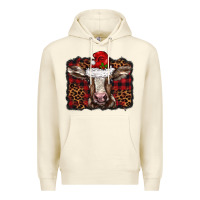 Sandshell Christmas background baby calf Premium Hoodie - BarkalooDesign