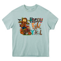 Arona happy fall y all Heavy Core Tee - CowhideDigitalArt