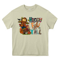 Mossy happy fall y all Heavy Core Tee - CowhideDigitalArt