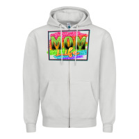Dove Grey mom life Zipper Hoodie - Zillion Design Studio