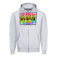 Mom Life Zipper Hoodie | Teevron