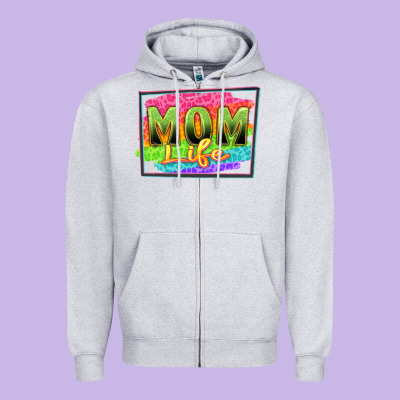 Zipper Hoodie mom life