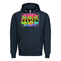 Navy mom life Zipper Hoodie - Zillion Design Studio