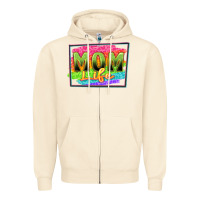 Sandshell mom life Zipper Hoodie - Zillion Design Studio