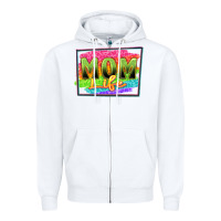 White mom life Zipper Hoodie - Zillion Design Studio
