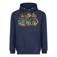 Navy deer rodeo Heavyweight Hoodie - SublimationCraftShop