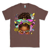 Chestnut 90s afro messy bun Classic Tee - texasbilliewilder