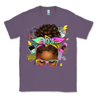 Lavender 90s afro messy bun Classic Tee - texasbilliewilder
